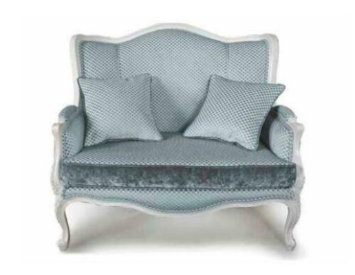 Couch Textile Fabric Sofa Noble Design Designer 2 Seater Furniture Classic Furniture