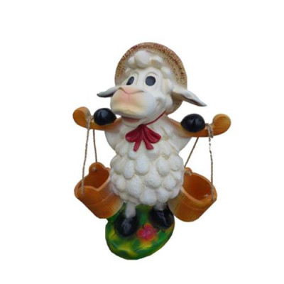 Modern design sheep animal garden from 40 cm decoration decorative sculpture