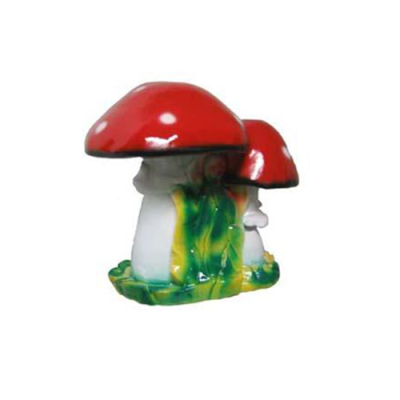Sculpture Mushroom House Statue Garden Figures 45cm Statues Sculptures Figure new L6