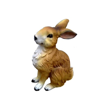 Rabbit Decorative Statue Garden Figures Statues 38cm Life Size Figure Plastic new