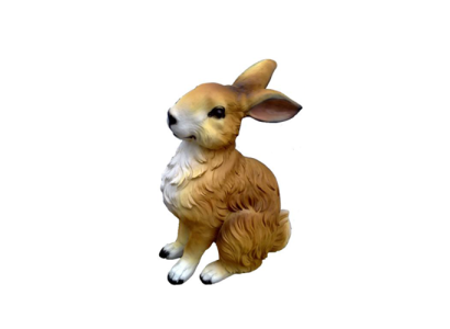 Rabbit Decorative Statue Garden Figures Statues 38cm Life Size Figure Plastic new