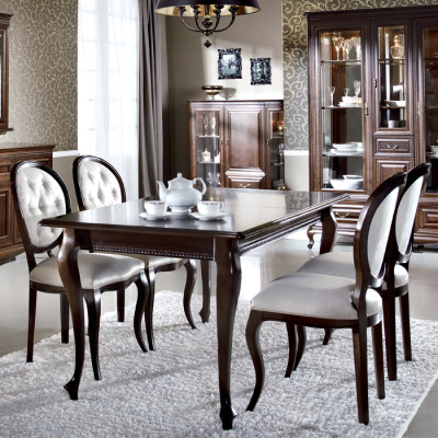 Dining table Furniture Dining room Tables 130x100 Brown Table Wooden Table Wood