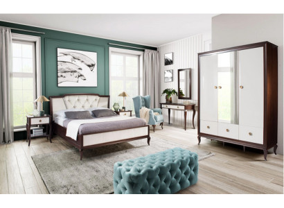 Complete's Bedroom Set 4-piece Design Bed + 2x Bedside table + Wardrobe
