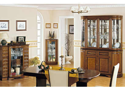 Complete Living room Display case Chest of drawers Table Showcases Dining room Set 4-piece
