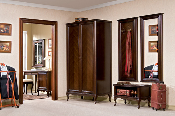 Hallway Coat Rack Set Real Wood Hallway Wall Coat Rack Italian Furniture Wardrobes
