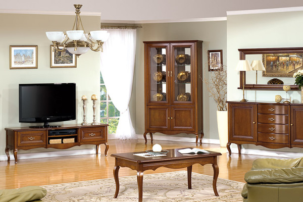 Living room Set Display case TV cabinet Coffee table Chest of drawers Classic Italian Style Furniture