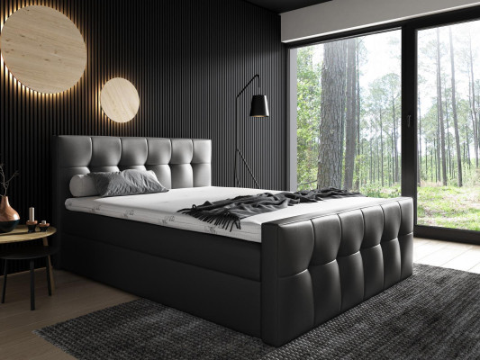 Boxspring Bed Bedroom Beds 200x200 Upholstered bed Design Double Hotel Furniture