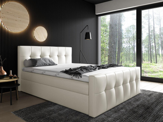Boxspring Bed Bedroom Beds 200x200 Upholstered bed Design Double Hotel Furniture