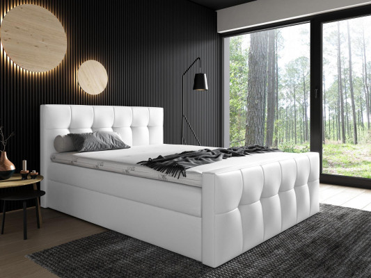 Boxspring Bed Bedroom Beds 200x200 Upholstered bed Design Double Hotel Furniture