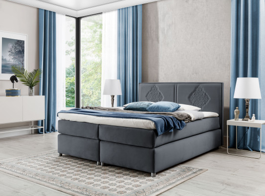 Boxspring Bed Bedroom Beds Upholstery Design Double Hotel Luxury 200x200 new