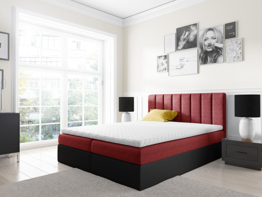 Box spring bed Double bed Bed with bed base Married bed Beds 180cm Upholstered bed