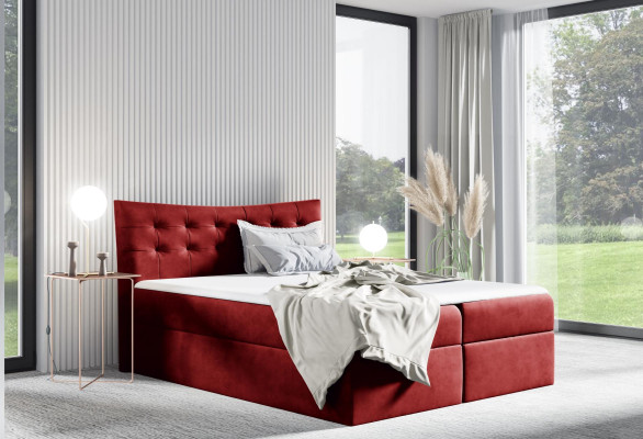 Bed bed base box spring bed Bedroom Upholstery Design Double Hotel 180x200