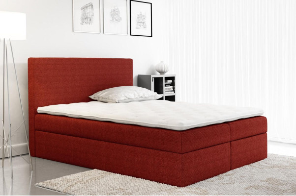 Box Spring Bed Textile Design Double Hotel Modern Bed Bedroom Beds Fabric