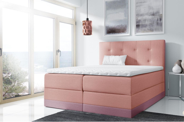 Marriage Bed Rosa Upholstered bed Beds Boxspring Bed Double bed with Mattress new