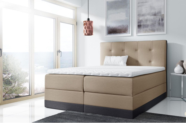Marriage Bed Rosa Upholstered bed Beds Boxspring Bed Double bed with Mattress new