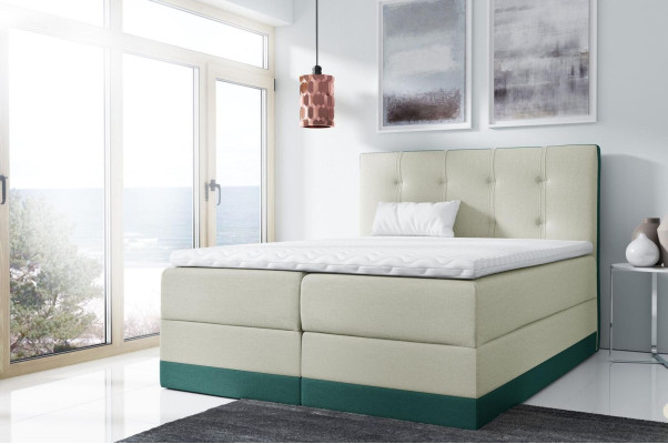 Marriage Bed Rosa Upholstered bed Beds Boxspring Bed Double bed with Mattress new