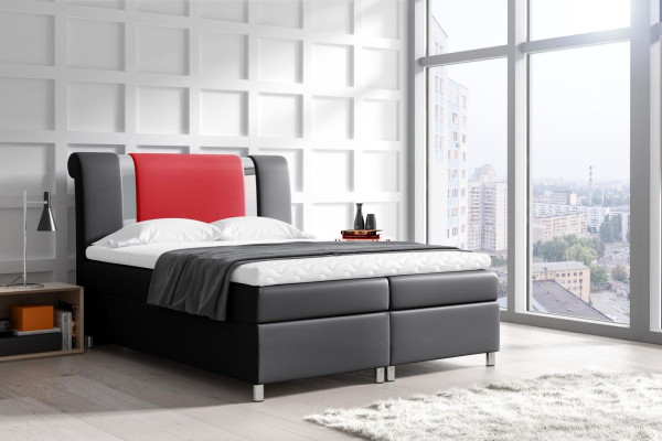 Bed with bed base Boxspring Beds Furniture Double 160x200 Bedroom Hotel new