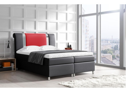 Bed with bed base Boxspring Beds Furniture Double 160x200 Bedroom Hotel new