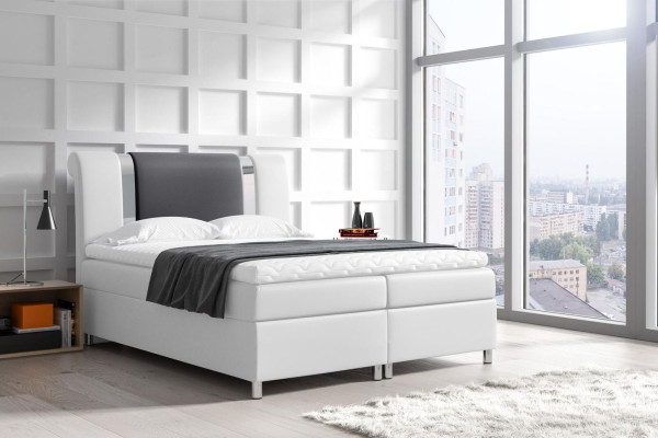 Bed with bed base Boxspring Beds Furniture Double 160x200 Bedroom Hotel new