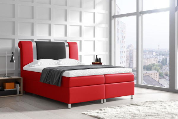 Bed with bed base Boxspring Beds Furniture Double 160x200 Bedroom Hotel new
