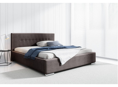 Bed frame Double bed Bed Marriage bed Beds Upholstered bed Bedroom Gray new