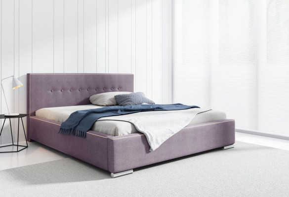 Bed frame Double bed Bed Marriage bed Beds Upholstered bed Bedroom Gray new