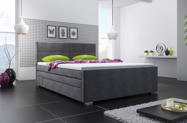 Upholstered bed Beds Bed Upholstery Designer Hotel Double Luxury Boxspring Beds new