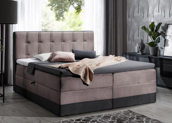 Box spring bed Furniture Double Hotel 180x200 Bedroom Bed with bed base new