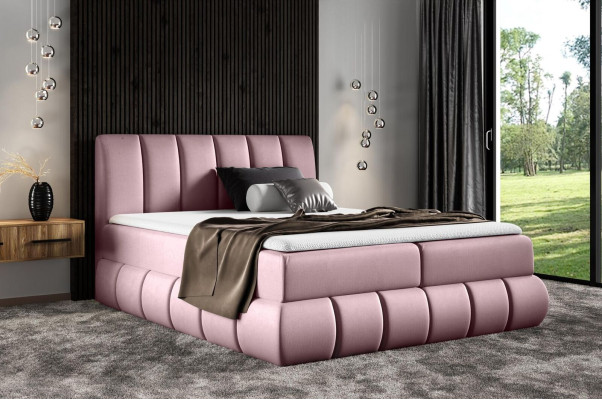 Bed with bed base Marriage bed Beds Box spring bed Double bed Upholstered bed Hotel
