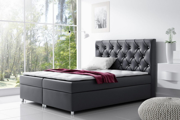 Chesterfield Bed Modern Box Spring Bed Double bed Upholstered bed Beds 200x200 new
