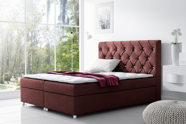 Chesterfield Bed Modern Box Spring Bed Double bed Upholstered bed Beds 200x200 new