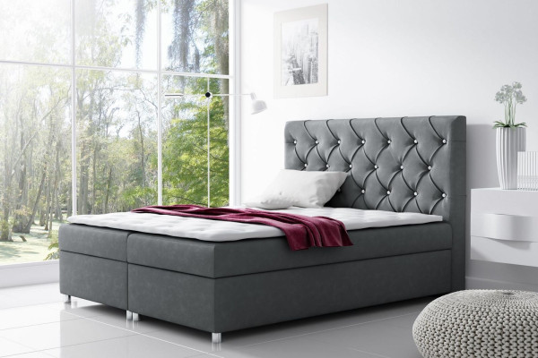 Chesterfield Bed Modern Box Spring Bed Double bed Upholstered bed Beds 200x200 new