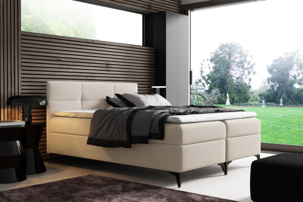 Bed with bed base 180x200 box spring bed design double hotel modern beds new
