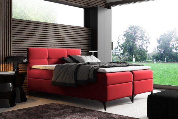 Bed with bed base 180x200 box spring bed design double hotel modern beds new