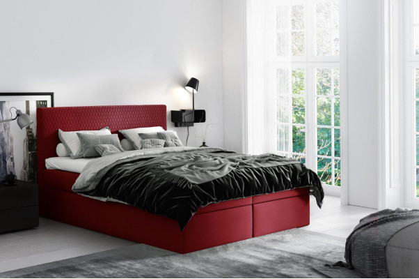 Box spring bed Textile Design Double Hotel Modern Bed Bedroom Beds 160x200