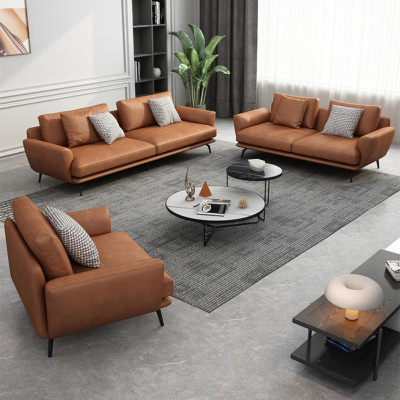 Upholstery Couches Fabric Luxurious Living room Sofa set 3+2+1 Set Suite Leather