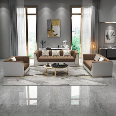 Medusa Seat Furniture Couch Suite Fabric Sofa Couches Furniture Furnishings 3pcs