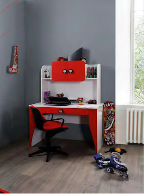 Desk with Shelves Modern Youth Room Childrens room Designer Furniture Luxury