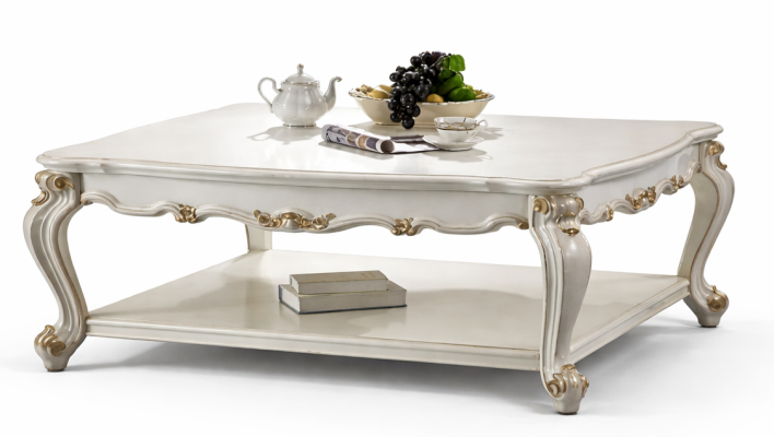 Luxury Coffee table Real Decorative Wood Tables Side Sofa Table Living room