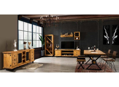 Real wood Furniture Living room Dining room Dining set 4 piece set Wardrobe Furniture
