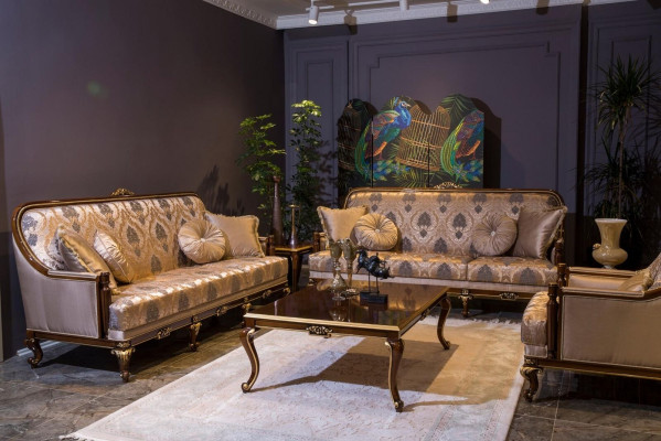 Three Seater Sofa 3 Seater Sofas Seat Fabric Design Couch Furniture Style Textile
