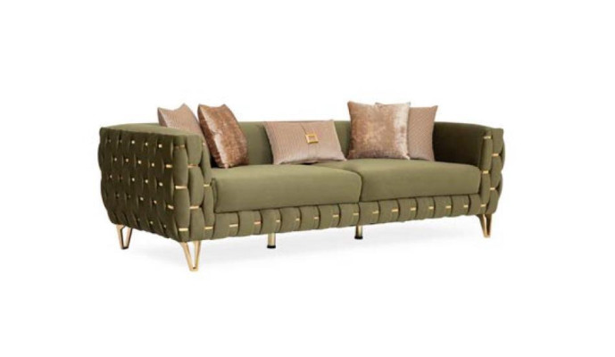 Luxury sofa set 3 pieces. Set Furniture Couch Sofa Suite Complete Sets Fabric
