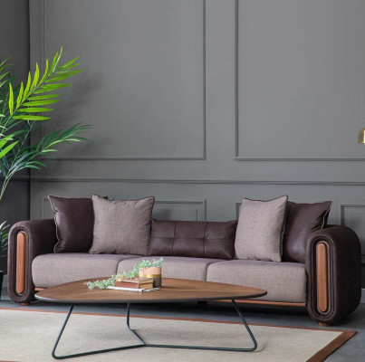 Sofa Couch Furniture Furnishing Four-seater Couches 280cm xxl Sofas Couches