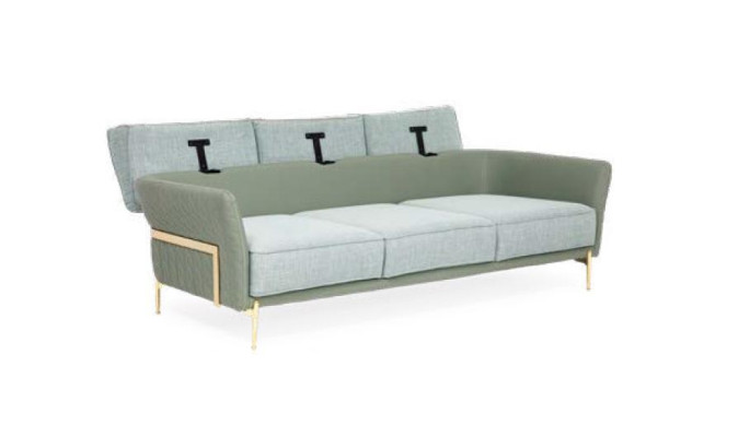 xxl three-seater couch upholstery furniture fabric big sofa couches textile 240cm