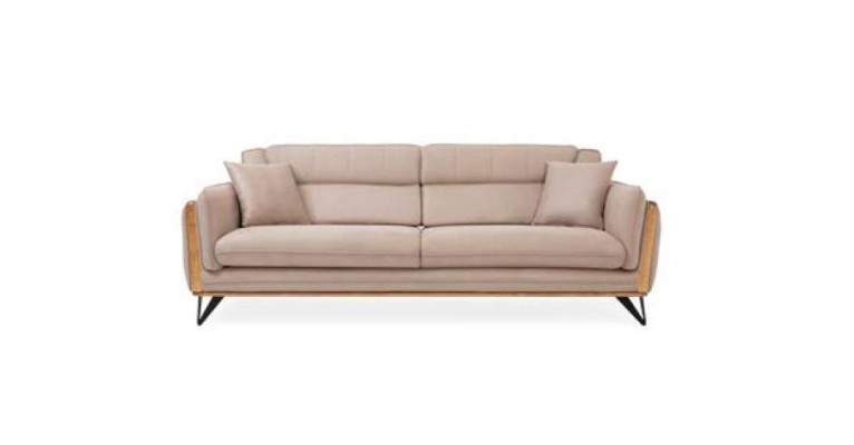 Three-seater couch baroque rococo sofa upholstery classic couches living room