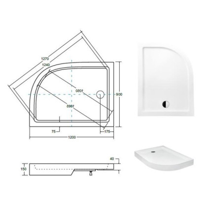 Shower tray shower tray flat acrylic shower design shower tray