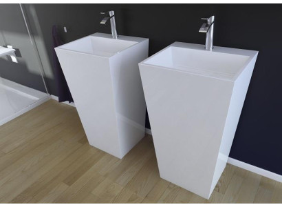 Modern Basin Washbasin Acrylic Stand Bathroom Freestanding Washbasin