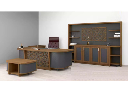 Designer Office Suite Study room Furniture Luxury Set Desk 4pcs
