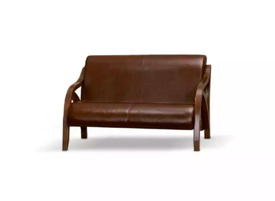 Designer Leather Bench seat Two-seater Study room furniture Office furniture