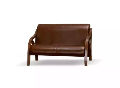 Designer Leather Bench seat Two-seater Study room furniture Office furniture